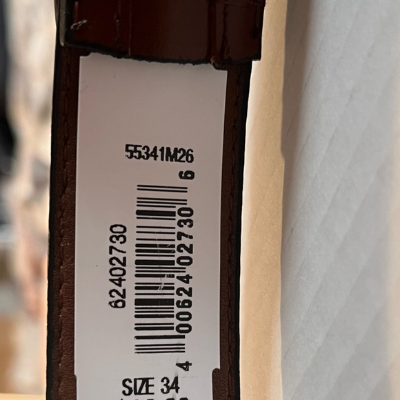 Elegant Brown Leather Belt for Men - Picture 4 of 12